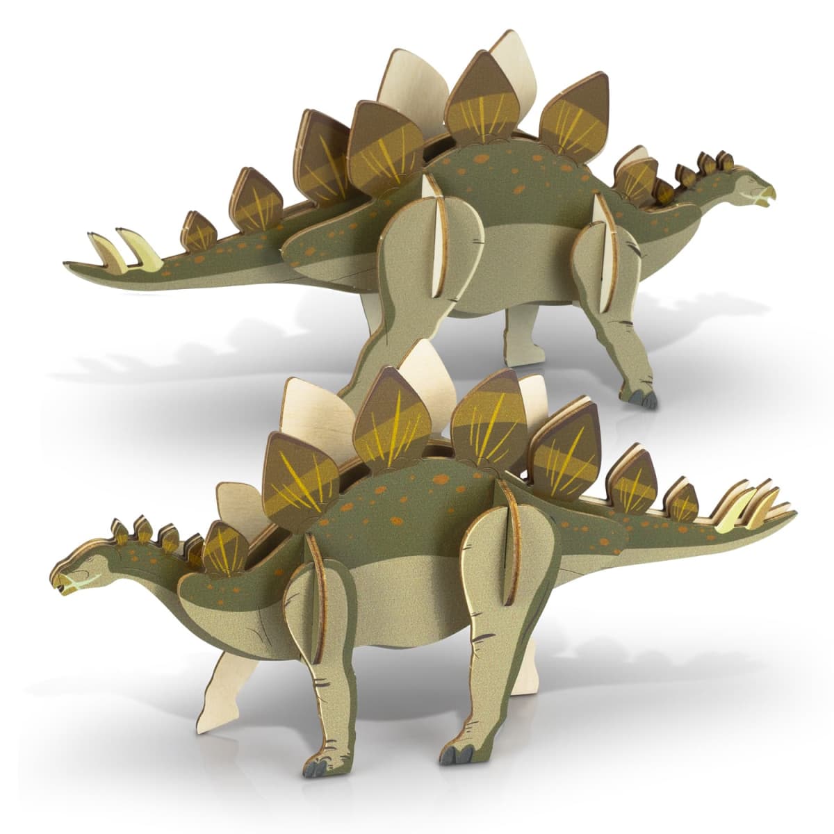 BRANDCRAFT Stegosaurus Wooden Model