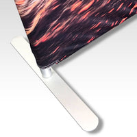 Straight Stretch Media Wall Small