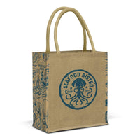 Lanza Jute Tote Bag