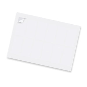 Sticker Sheet 40 x 80mm Rectangle - Matte