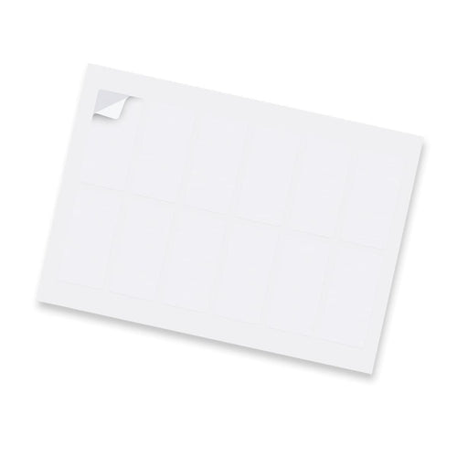 Sticker Sheet 40 x 80mm Rectangle - Matte