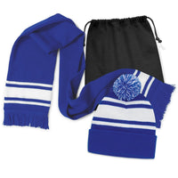 Commodore Scarf and Beanie with Pom Pom Set