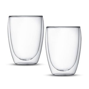 Bodum Pavina Double Wall Glasses - Medium - Set of 2
