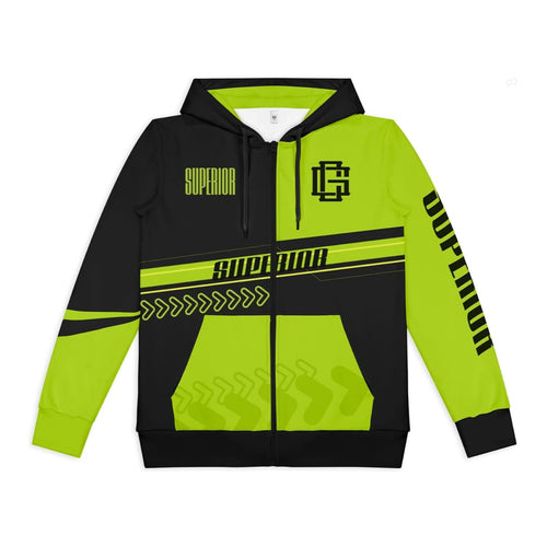 Custom Mens Active Zipped Hoodie