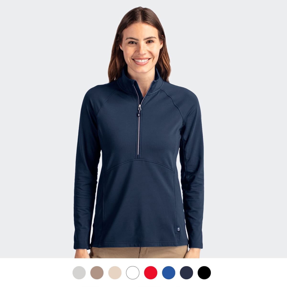Cutter & Buck Adapt Womens Half Zip