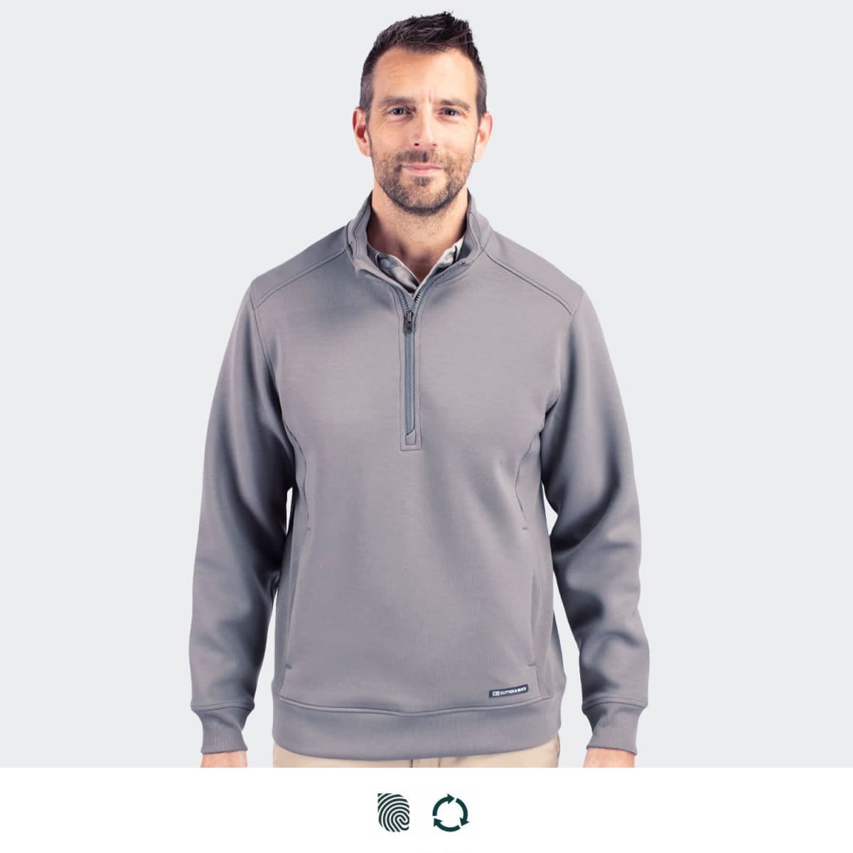 Cutter & Buck Roam Mens Half Zip Jacket