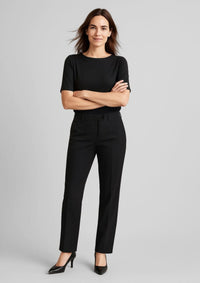 Womens Comfort Wool Stretch Relaxed Pant