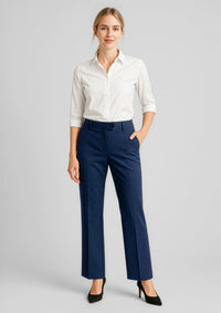 Womens Comfort Wool Stretch Adjustable Waist Pant