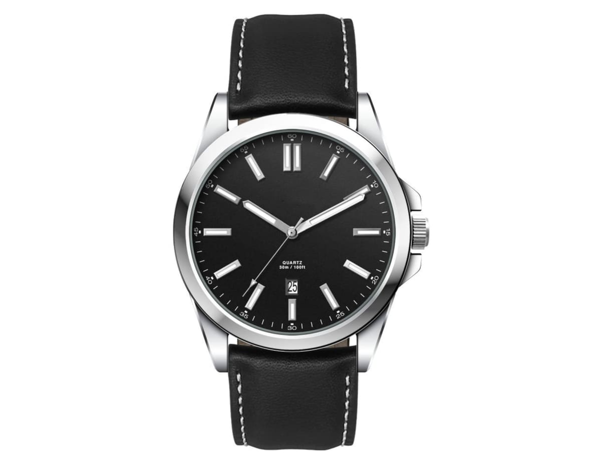 Casual Unisex Watch, Leather Strap