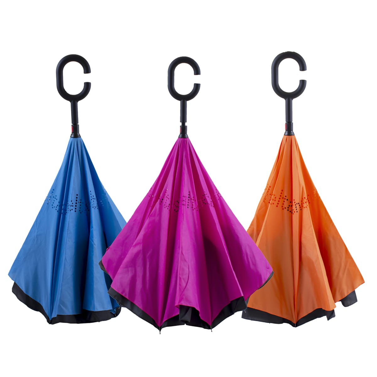 Umbrella 53cm Double Canopy Reverse Shelta