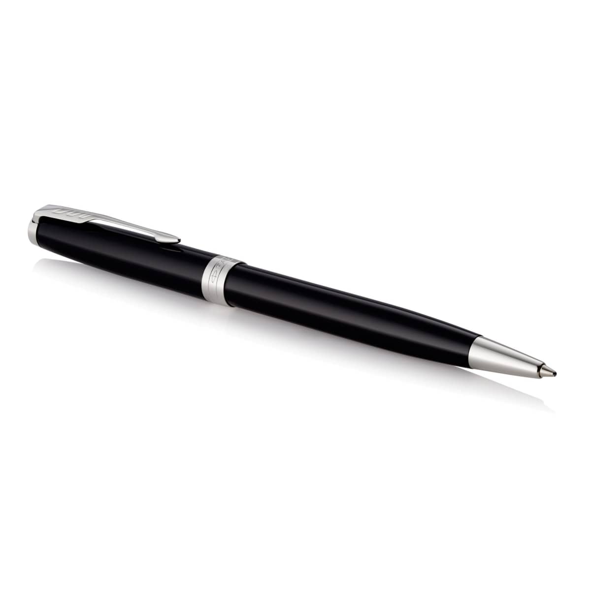 Metal Pen Ballpoint Parker Sonnet - Lacquer Black CT