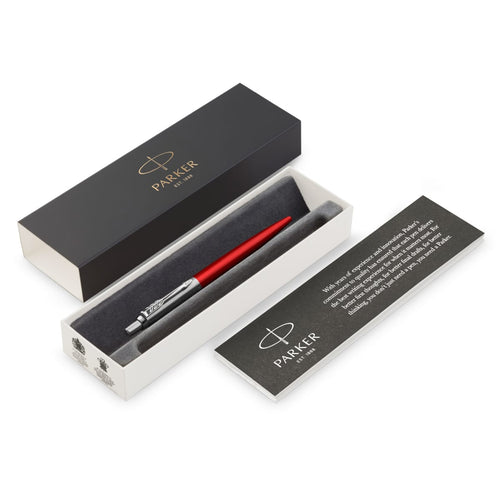 Metal Pen Ballpoint Parker Jotter - Kensington Red CT