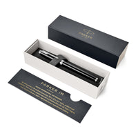 Metal Pen Rollerball Parker IM - Lacquer Black CT