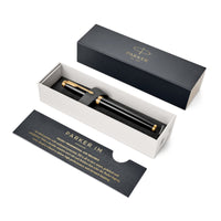 Metal Pen Rollerball Parker IM - Lacquer Black GT