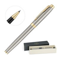 Metal Pen Rollerball Parker IM - Brushed Stainless GT
