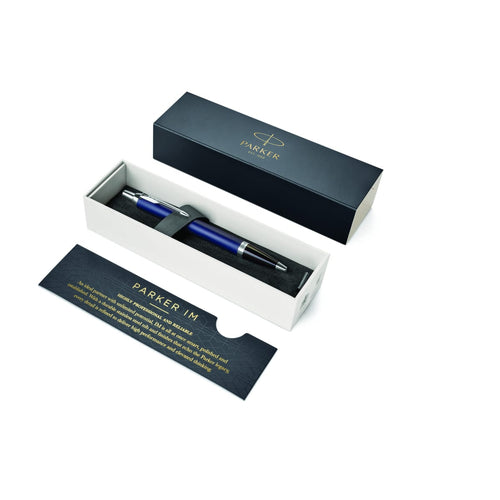 Metal Pen Ballpoint Parker IM - Matte Blue CT