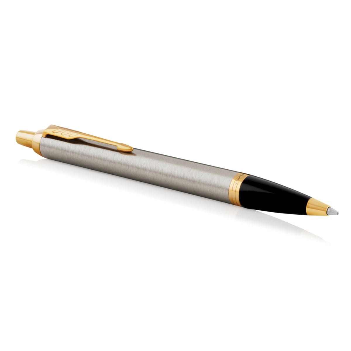 Metal Pen Ballpoint Parker IM - Brushed Stainless GT