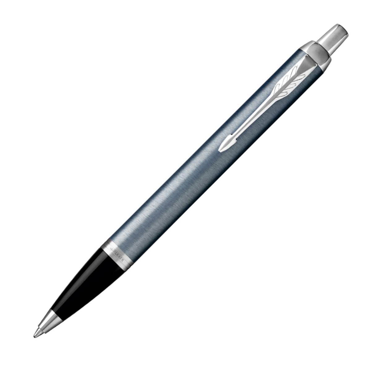 Metal Pen Ballpoint Parker IM - Blue Grey Stainless CT