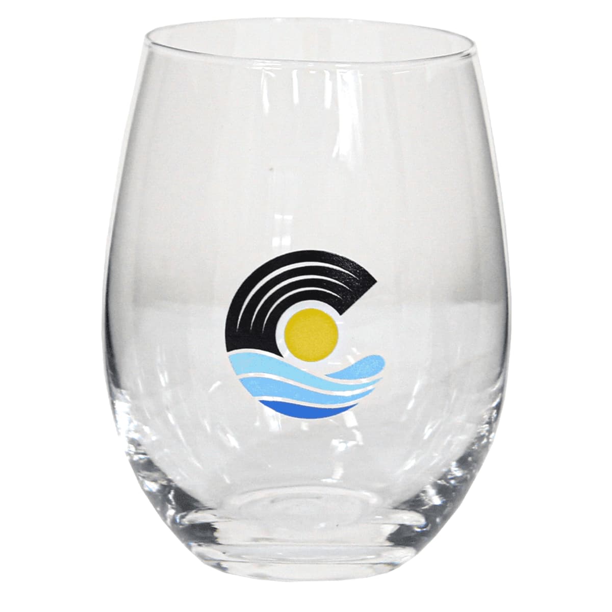 Single Stemless Wine Glass 450ml