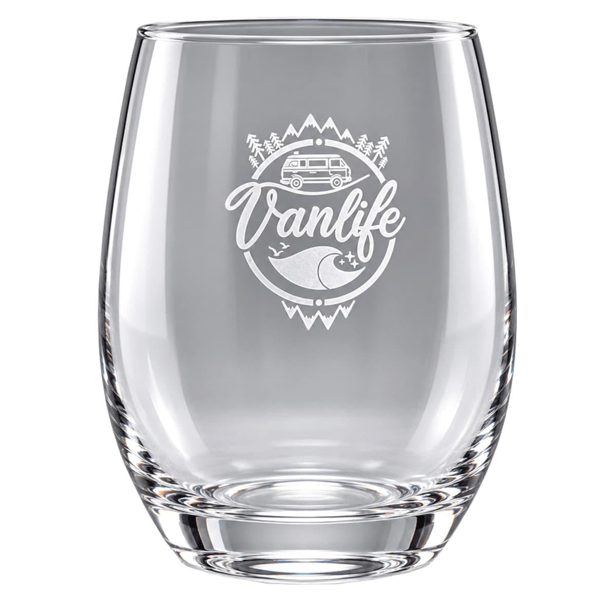 Single Stemless Wine Glass 450ml