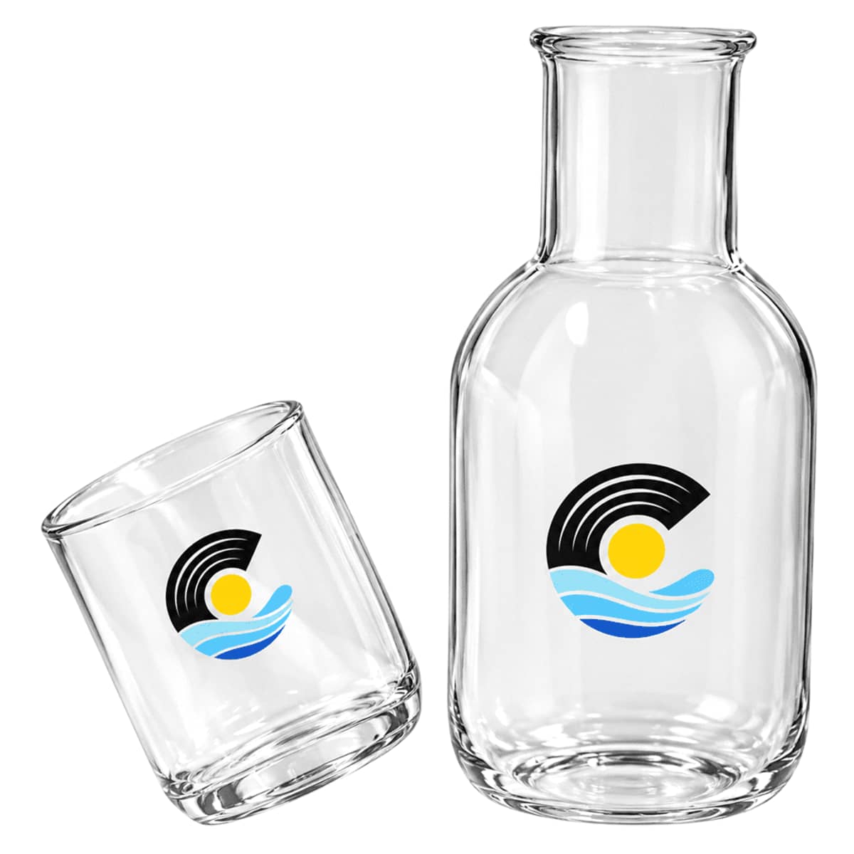 Amelie Glass Carafe & Cup Set 850ml