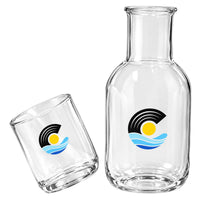 Amelie Glass Carafe & Cup Set 850ml