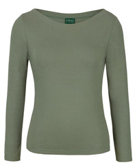 C of C LADIES L/S BOAT NECK TEE