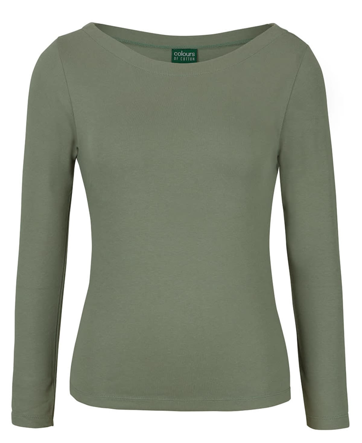 C of C Ladies L/S Boat Neck Tee