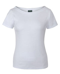 C of C LADIES S/S BOAT NECK TEE