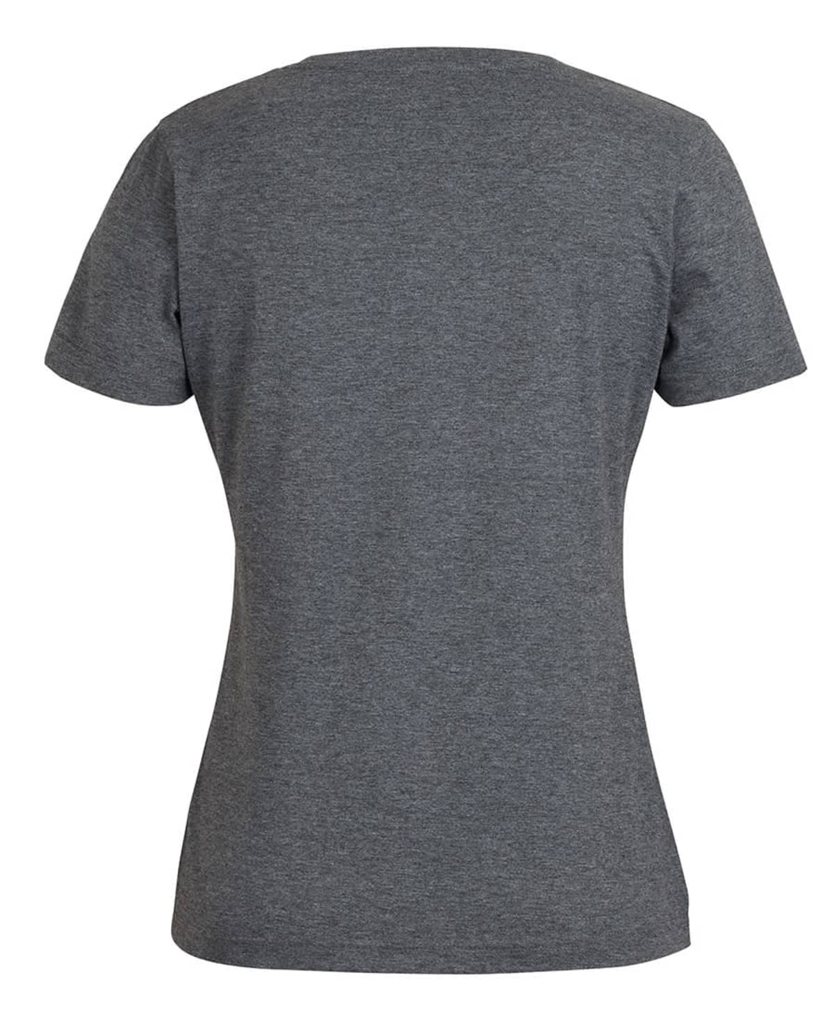 C of C Ladies V Neck Tee Black
