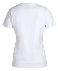 C of C Ladies V Neck Tee Black