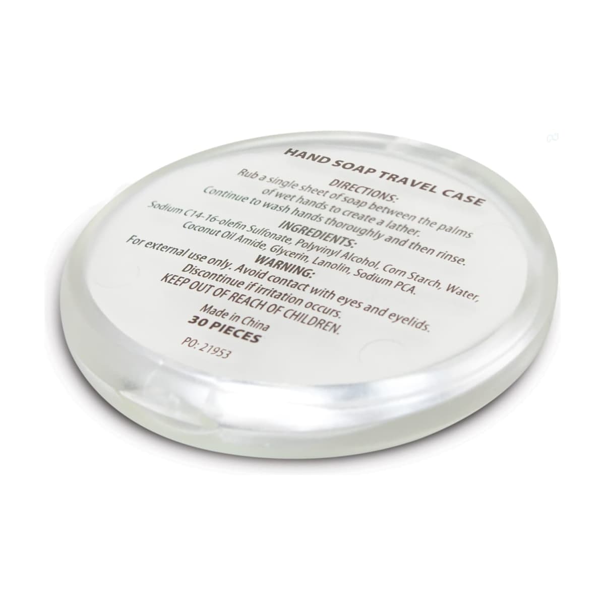 Hand Soap Travel Case - Round