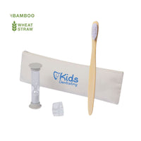 Tooth Brush & Sand timer set - Lowchen