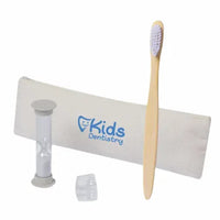 Tooth Brush & Sand timer set - Lowchen