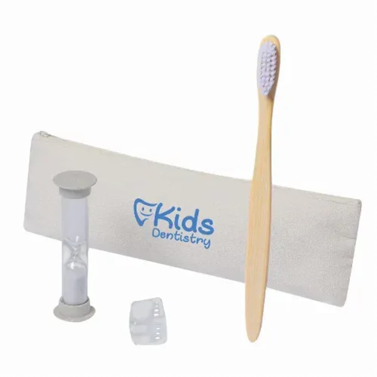Tooth Brush & Sand timer set - Lowchen
