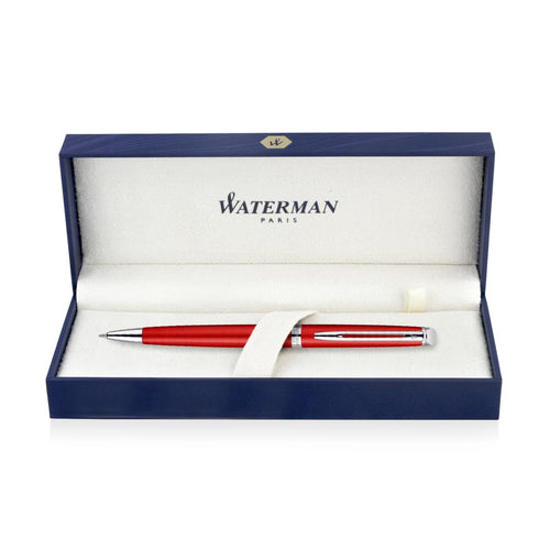 Metal Pen Ballpoint Waterman Hemisphere - Comet Red CT