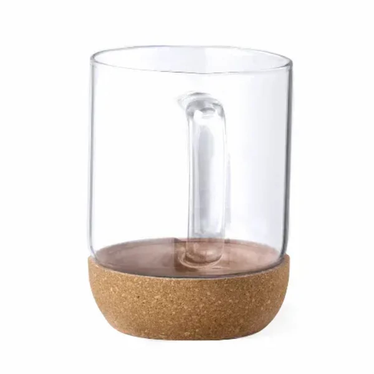 Glass mug with cork baseSaryne