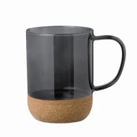 Glass mug with cork baseSaryne