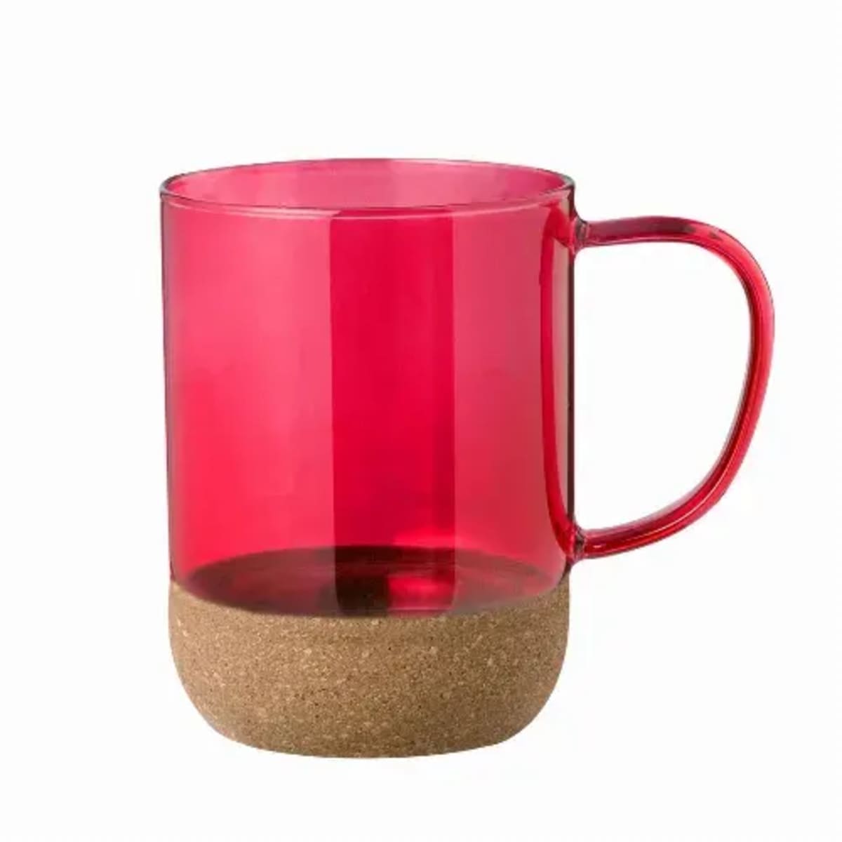Glass mug with cork baseSaryne