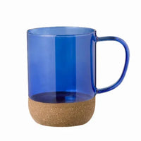 Glass mug with cork baseSaryne