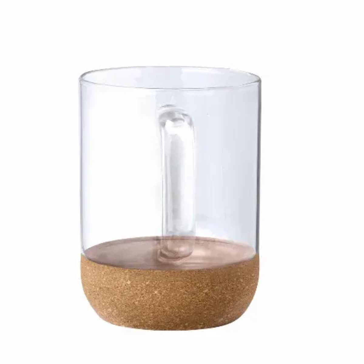 Glass mug with cork baseSaryne