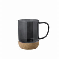 Glass mug with cork baseSaryne