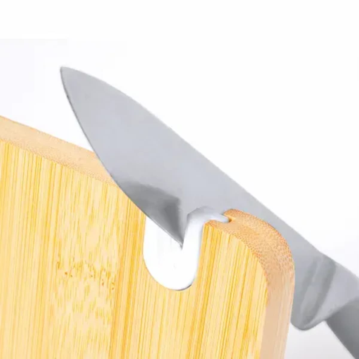 Kitchen Cutting Board with Knife Sharpener - Polter