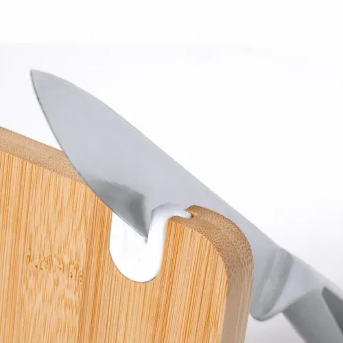 Kitchen Cutting Board with knife Sharpener - Zoria