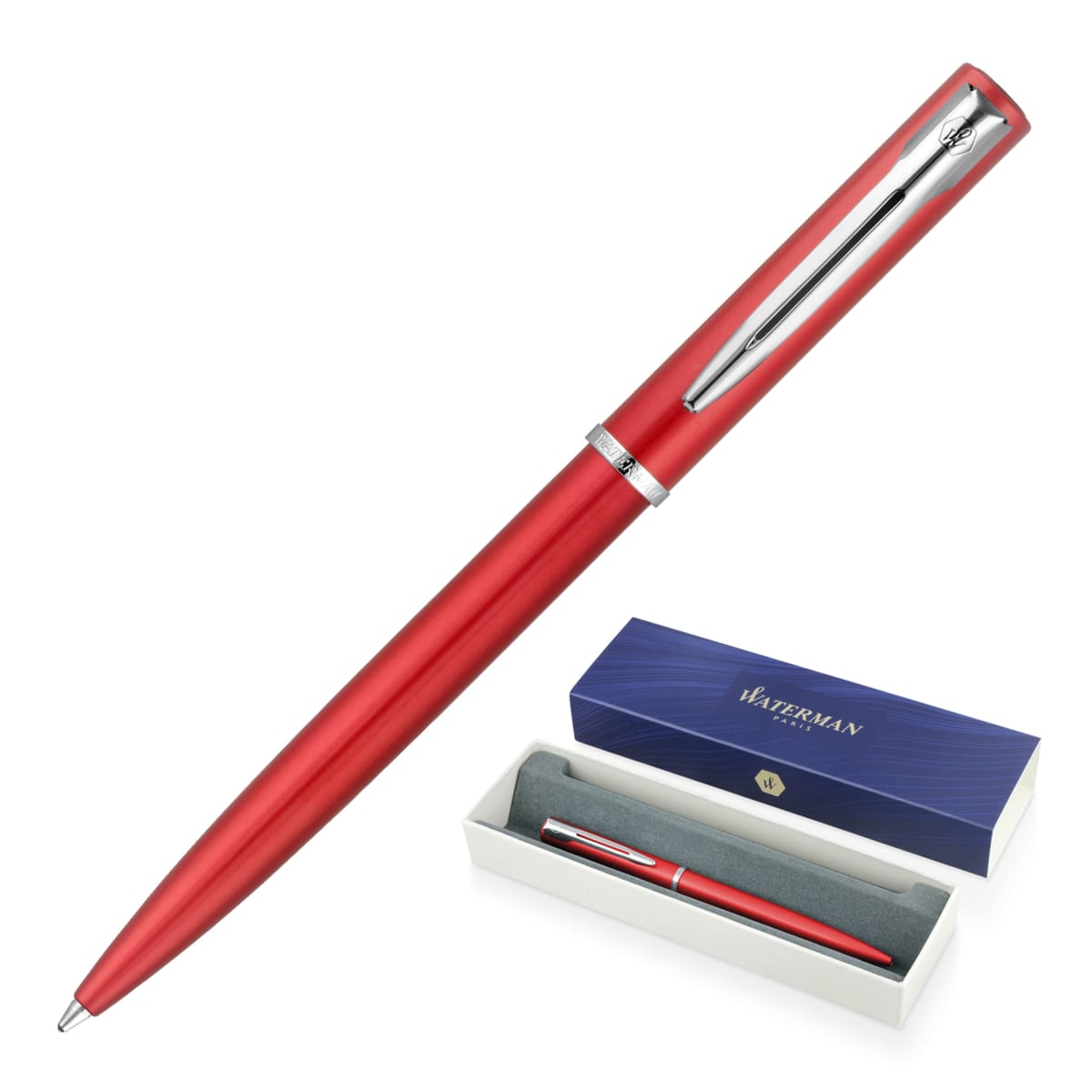 Metal Pen Ballpoint Waterman Allure - Red CT