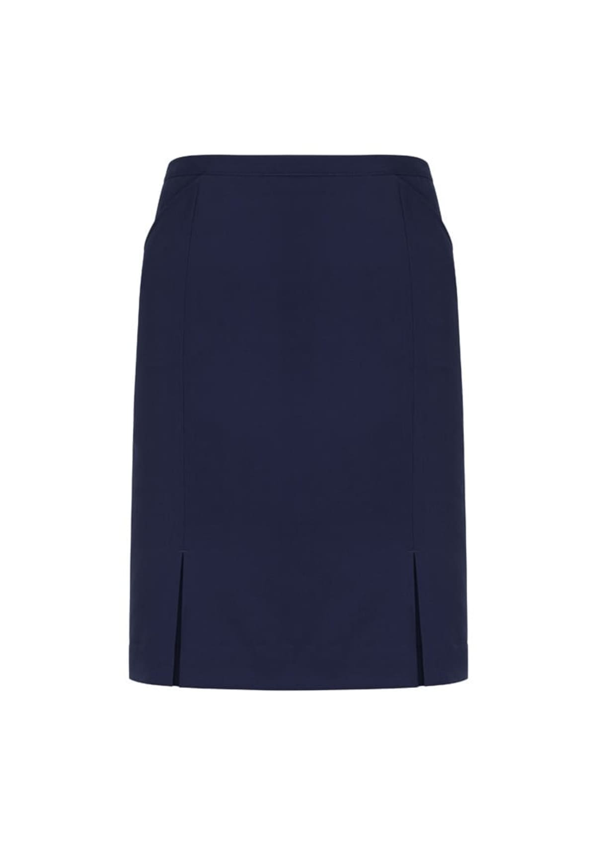Womens Siena Front Pleat Detail Straight Skirt