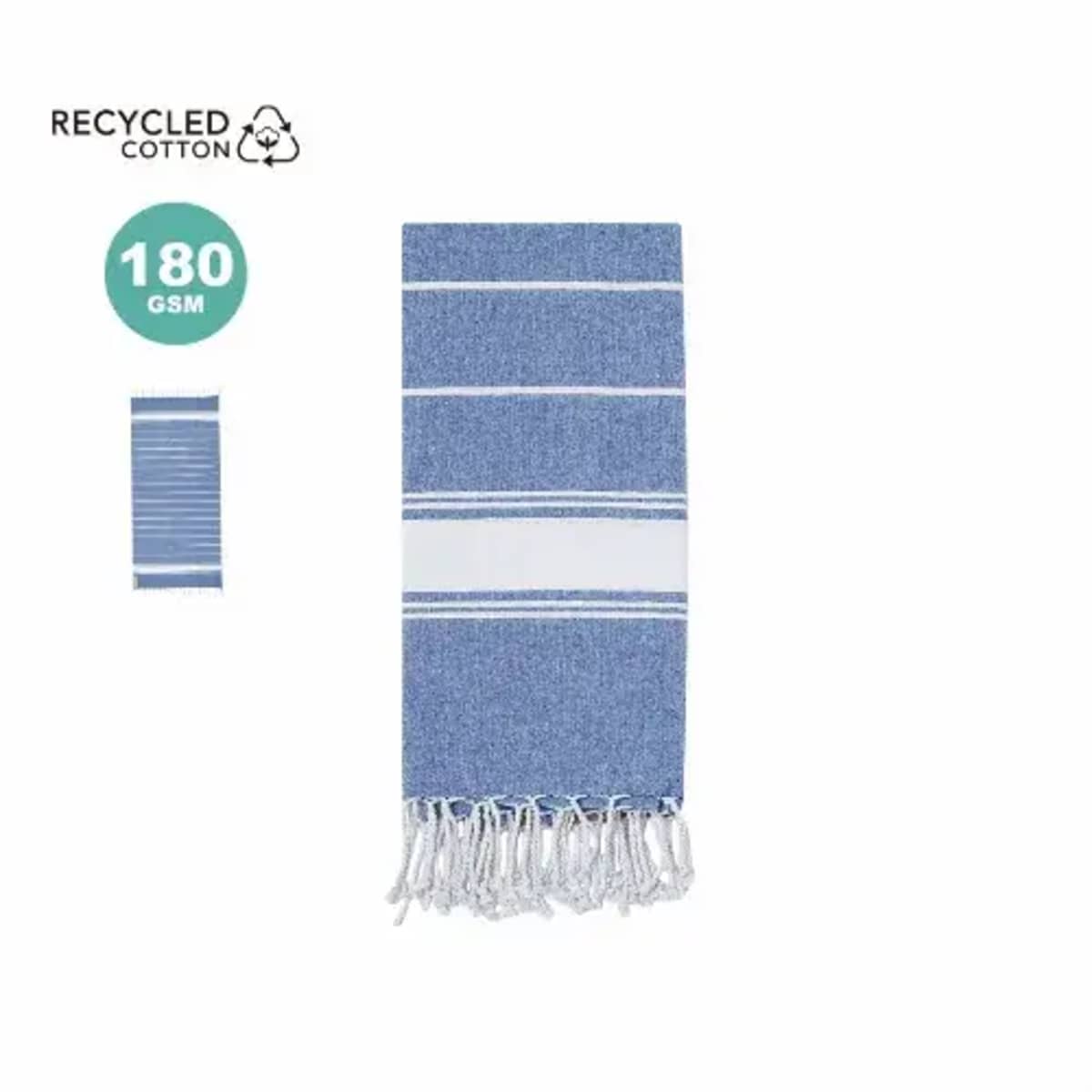 Towel Pareo in Recycled cotton - Lainen