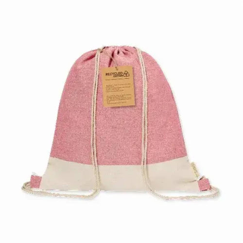Drawstring Bag in Recycled cotton -Vexira