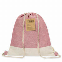 Drawstring Bag in Recycled cotton -Vexira