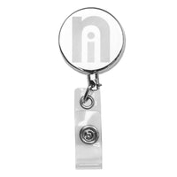 Metal Zip Pull Badge Holder